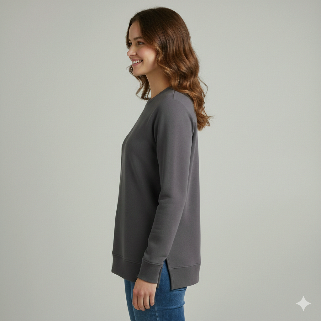 Soft-Luxe™ Scuba Crewneck – Premium Scuba Fabric Women&