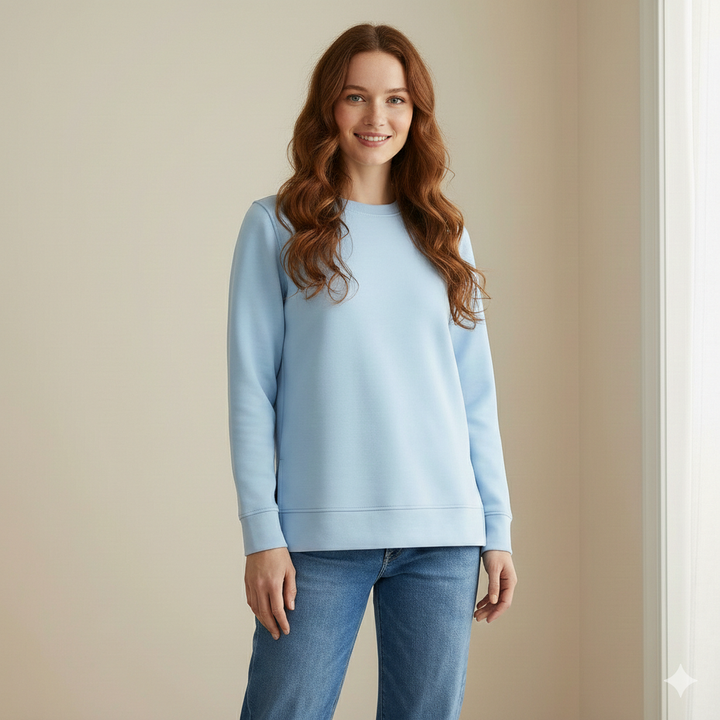 American Tulip Soft-Luxe™ Scuba Crewneck – Premium Wholesale Activewear for Boutiques