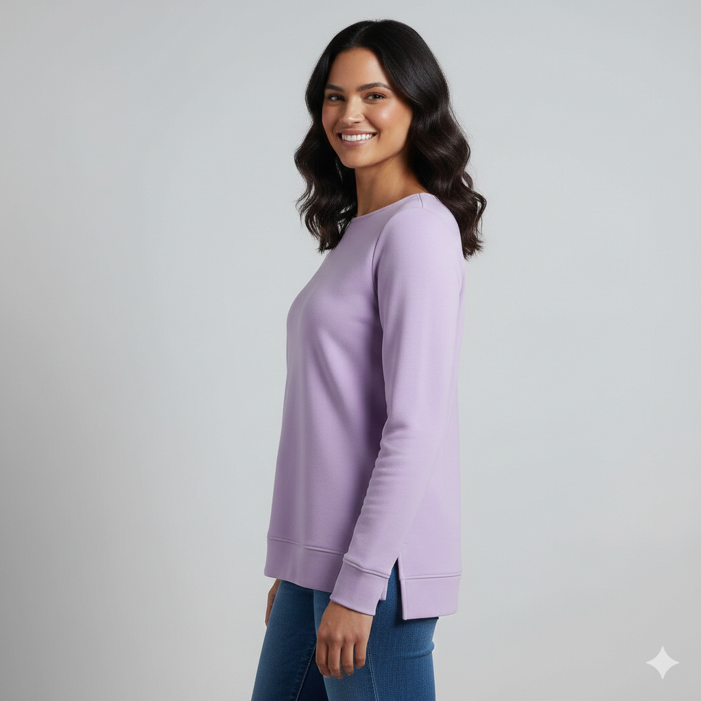 American Tulip Soft-Luxe™ Scuba Crewneck – Boutique Wholesale Athleisure Miramar FL