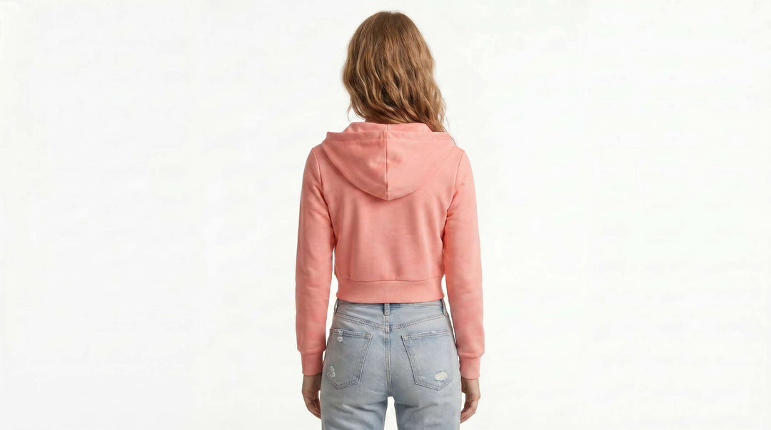 Soft-Luxe™ Scuba Full Zip Crop Hoodie
