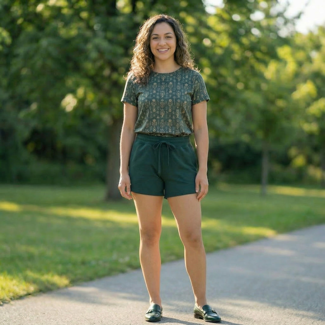 Soft-Luxe™ Scuba Shorts – Premium Wholesale Scuba Fabric Activewear American Tulip